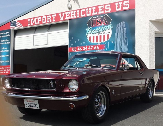 Ford Mustang CoupÃ© Burgundy 1965